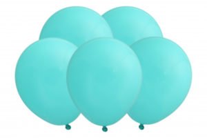 Бирюзовый, Стандарт 10 дюймов / Turquoise / 100 шт. / (Китай)