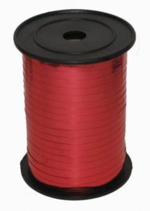 Лента металл Бобина 0,5 см / 250м Красная (Россия)