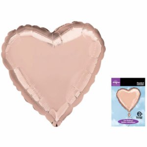 Сердце Роза Голд в упаковке / Rose Gold Decorator Heart S15 / 1 шт / (США)