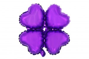 Четырехлистный клевер фиолетовый / Clever Violet / 1 шт / (Китай)