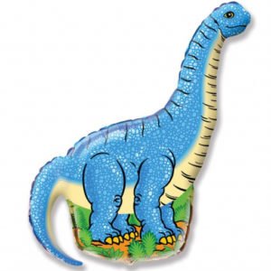 Диплодок (синий) / Diplodocus / 1 шт / (Испания)
