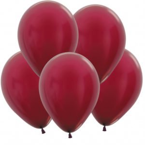Бургундия, Метал 10 дюймов / Burgundy / 100 шт. / (Колумбия)