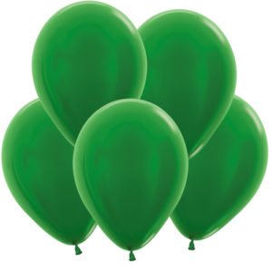 S Метал 10 Зеленый / Green / 100 шт. / (Колумбия)