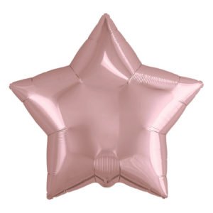 Звезда Розовое Золото 21 дюймов / Star / 1 шт / (Россия)
