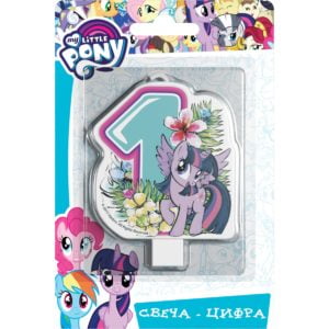 Свеча-цифра №1  «My Little Pony»