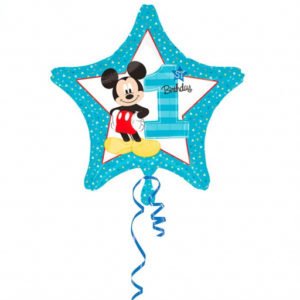 Звезда Микки 1й День рождения / Mickey 1st Birthday S60 / 1 шт / (США)