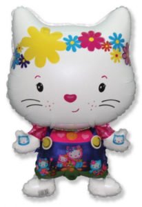 Котенок с друзьями (белый) / Little cat / 1 шт / (Испания)