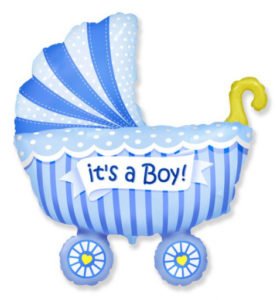 Коляска Это мальчик / Baby buggy boy / 1 шт / (Испания)