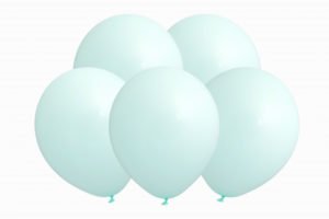 Бирюзовый, Макарон 10 дюймов / Turquoise / 100 шт. / (Китай)