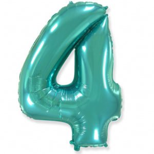 Цифра «4»  тиффани 40 дюймов / Four / 1 шт / (Испания)