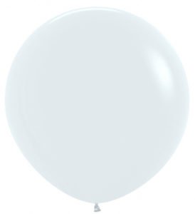 Белый, Пастель 36 дюймов / White / 10 шт. / (Колумбия)
