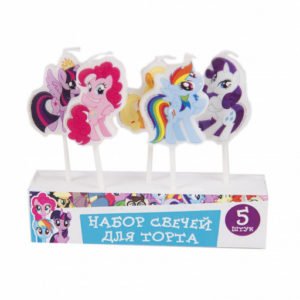 Набор свечей на палочках (5 шт.), «My Little Pony»