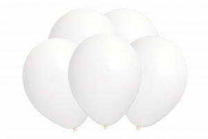 Белый Пастель 12 дюймов / WHITE / 100шт. / (Испания)