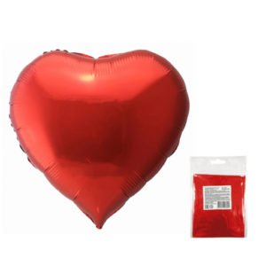 Сердце Красный 18 дюймов в уп. / Heart Red  / 1 шт / (Китай)