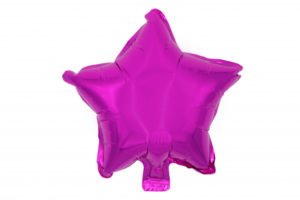 Звезда фуксия 10 дюймов / Star Sharped Fuchsia  / 1 шт / (Китай)