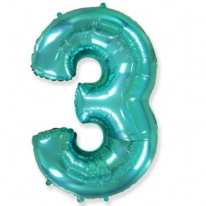 Цифра «3» тиффони 40 дюймов / Three / 1 шт / (Испания)