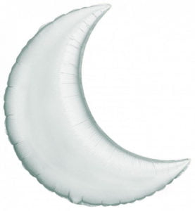 Полумесяц серебро  36 дюймов / Crescent Moon / 1 шт / (Испания)