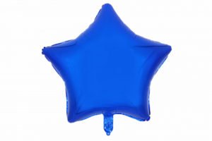 Звезда синяя 24 дюйма / Star Sharped Royal Blue  / 1 шт / (Китай)